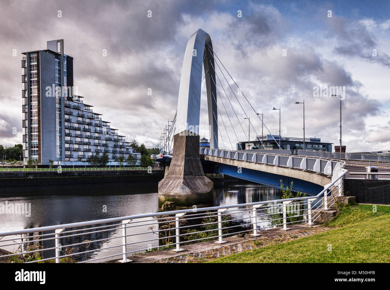 Clyde Arc, Glasgow, Schottland, Großbritannien Stockfoto