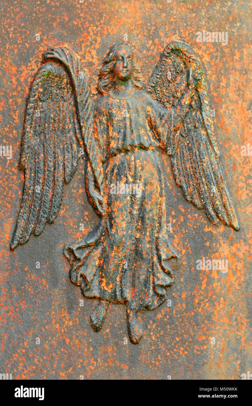 Engel Rusty Stockfoto