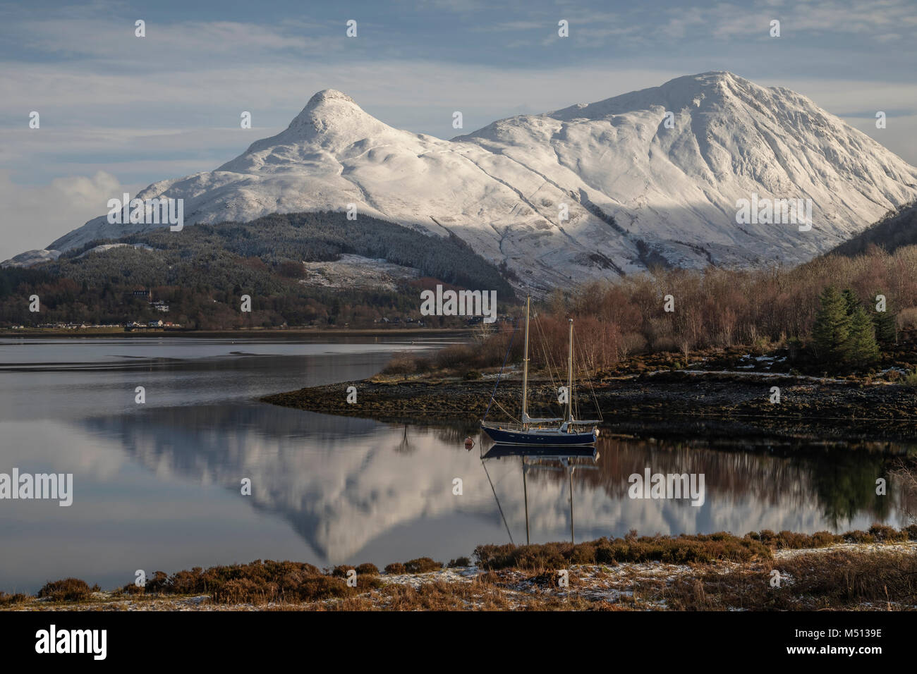 Loch Leven, Ballachulish, Highlands, Schottland, Vereinigtes Königreich Stockfoto