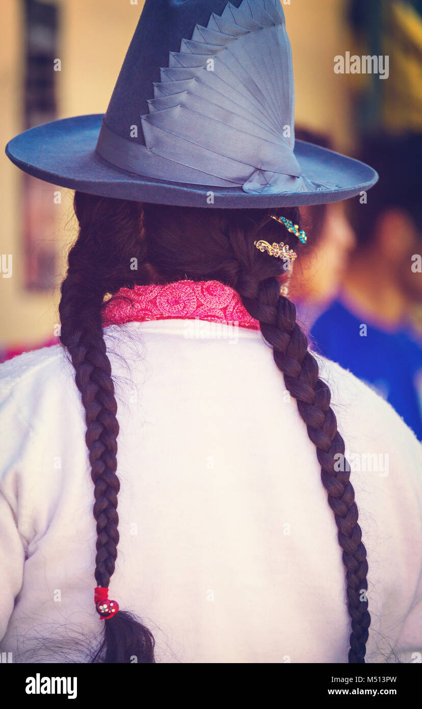 Peruanische Volk Stockfoto