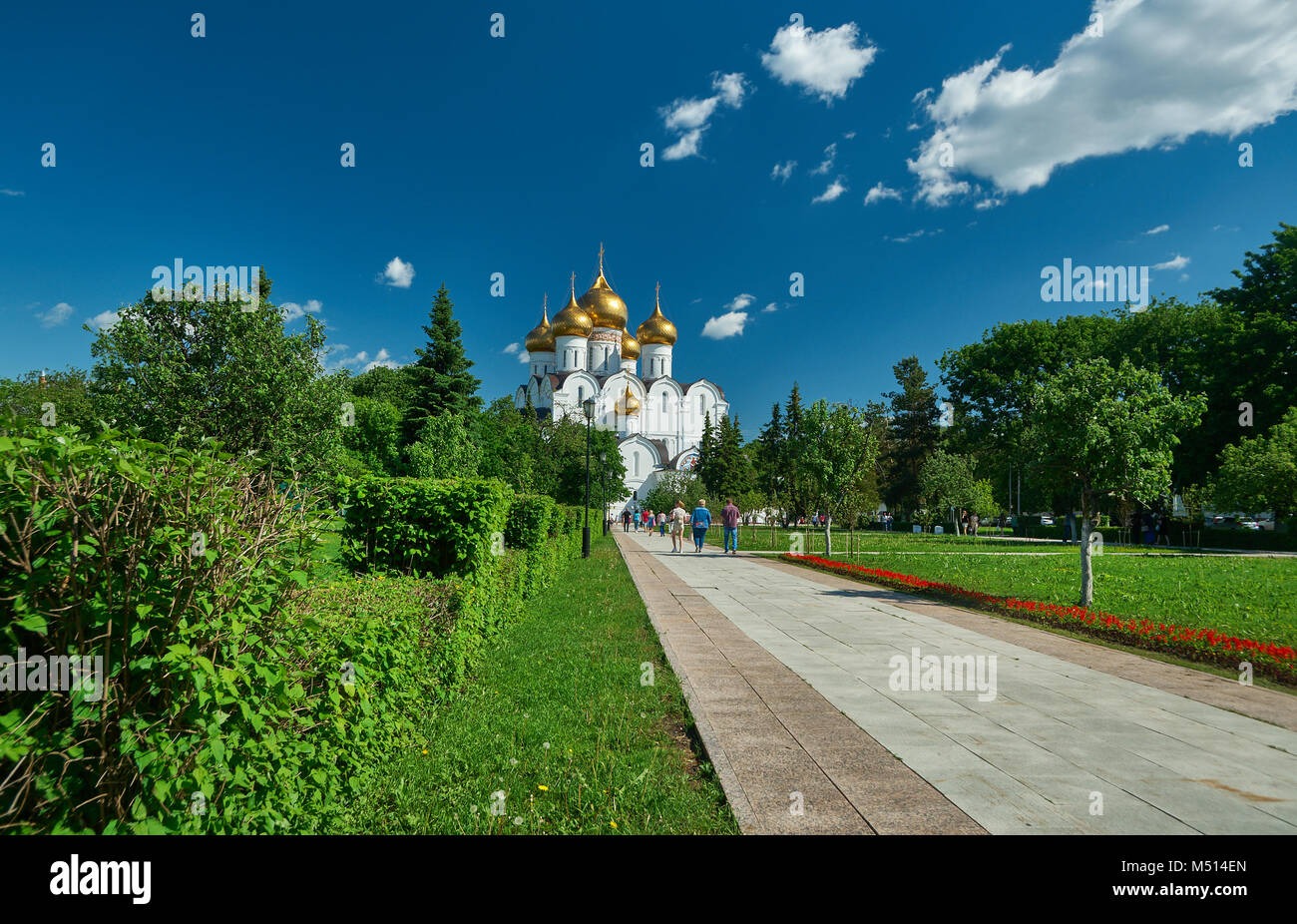 Uspensky Kathedrale in Jaroslawl Russland Stockfoto