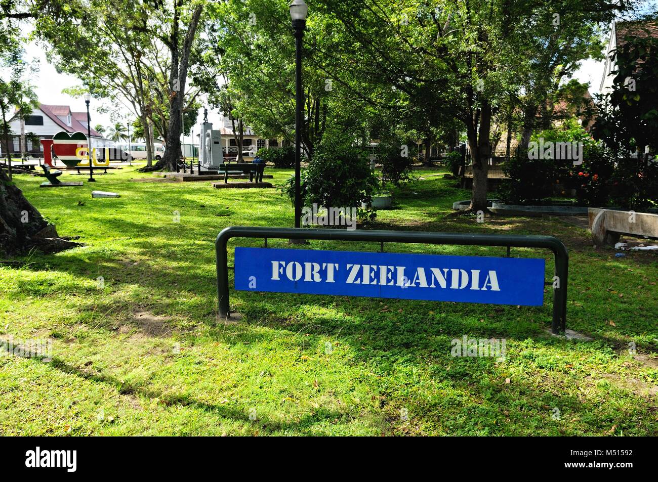 Fort Zeelandia Paramaribo Suriname Stockfoto