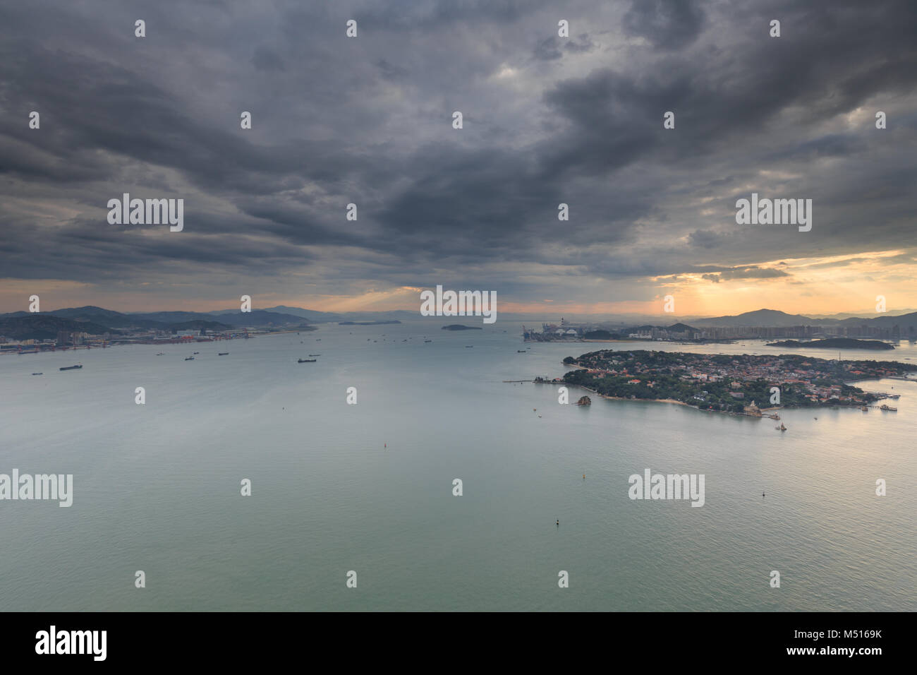 Xiamen Insel Gulangyu, China Stockfoto