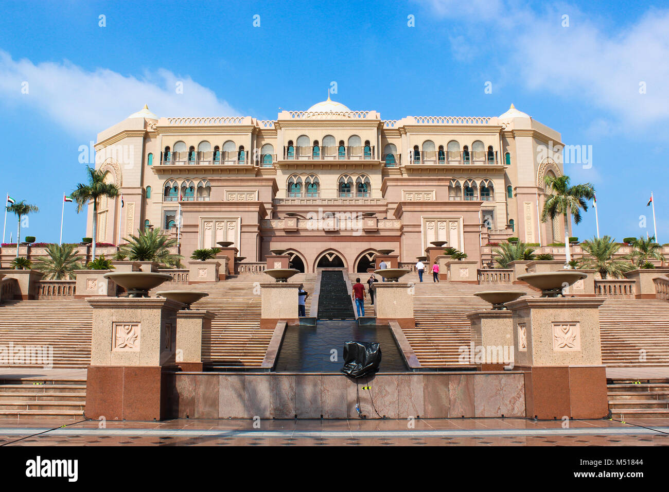 Emirates Palace Abu Dhabi VAE Stockfoto