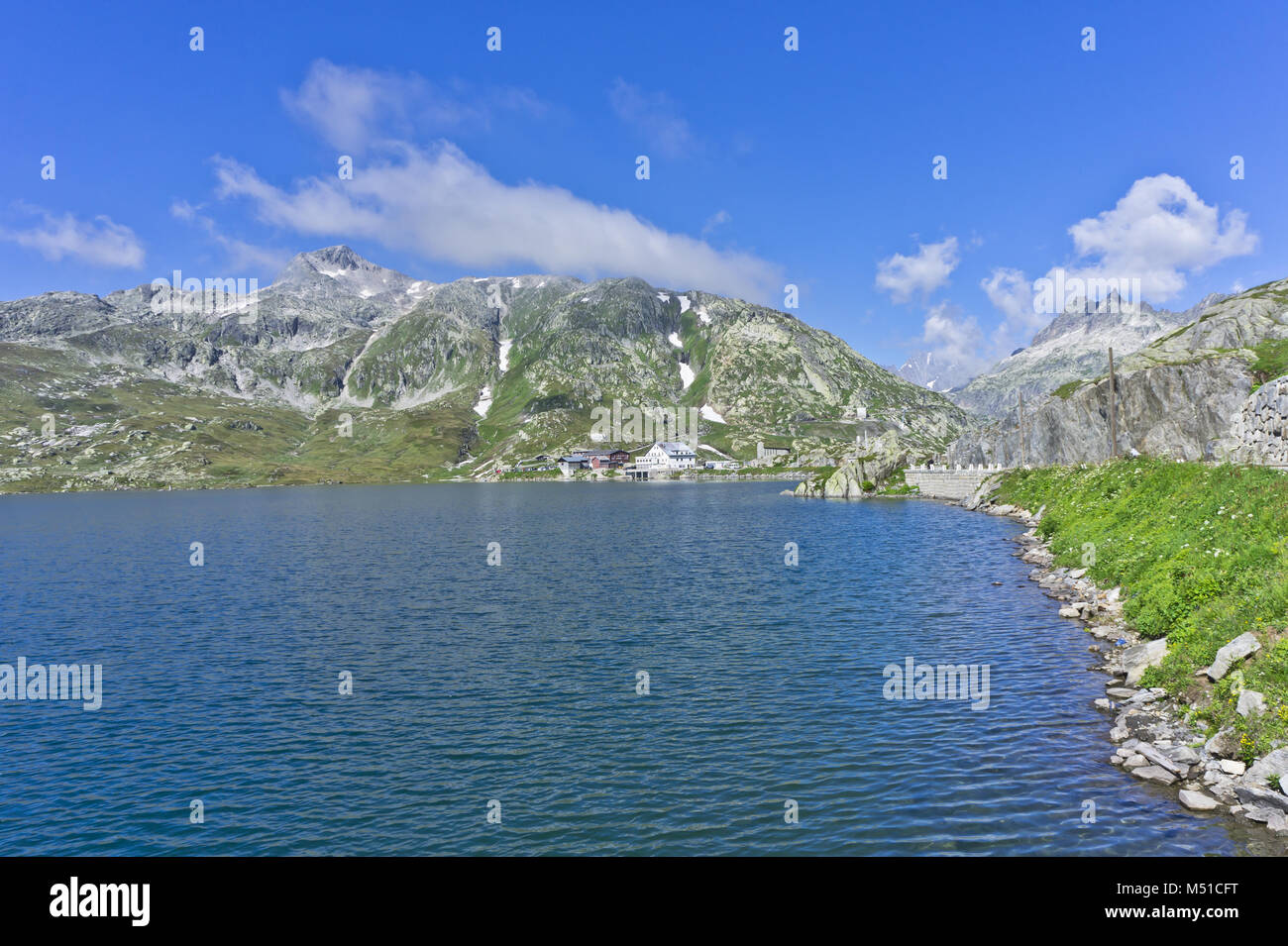 Schweiz, Alpen, Seeblick Stockfoto