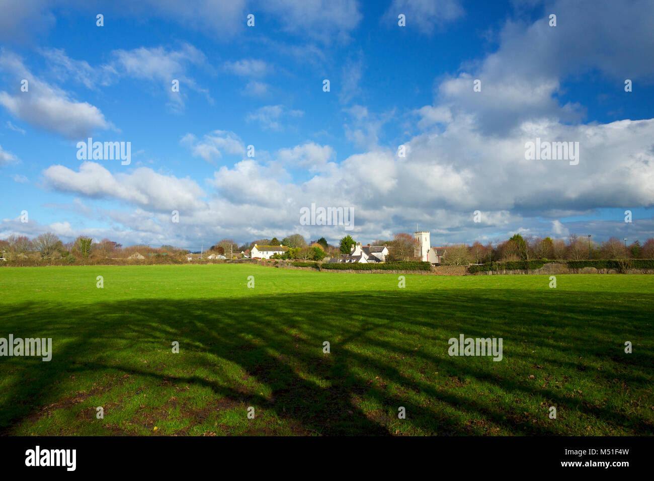 Landschaft in Churston Ferrers, Devon, Großbritannien Stockfoto