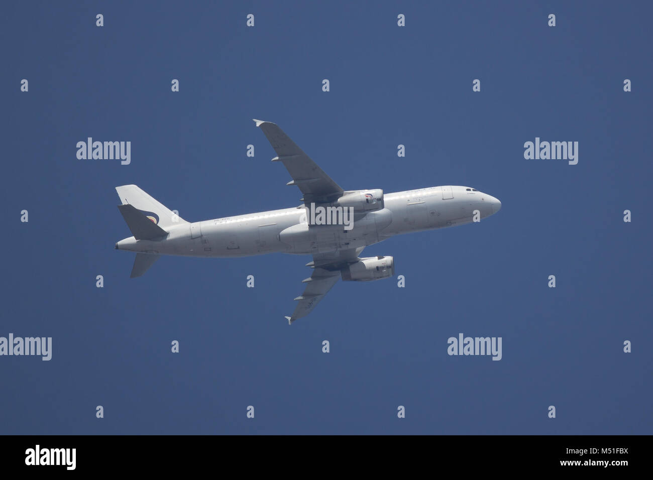 CHIANG MAI, THAILAND - 10. FEBRUAR 2018: HS-PPD Airbus A320-200 von Bangkok Airway. Von Chiangmai Flughafen Phuket. Stockfoto