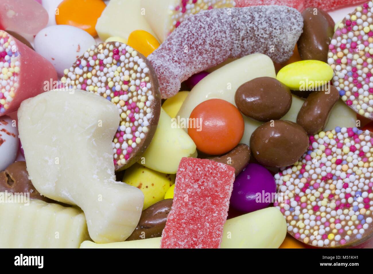 Eine Auswahl von Pick & mix Bonbons Stockfoto