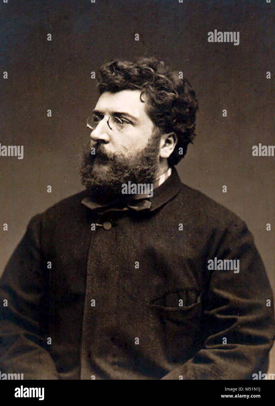 Georges Bizet (1838 - 1875), Alexandre César Léopold Bizet, französischer Komponist der Romantik Stockfoto