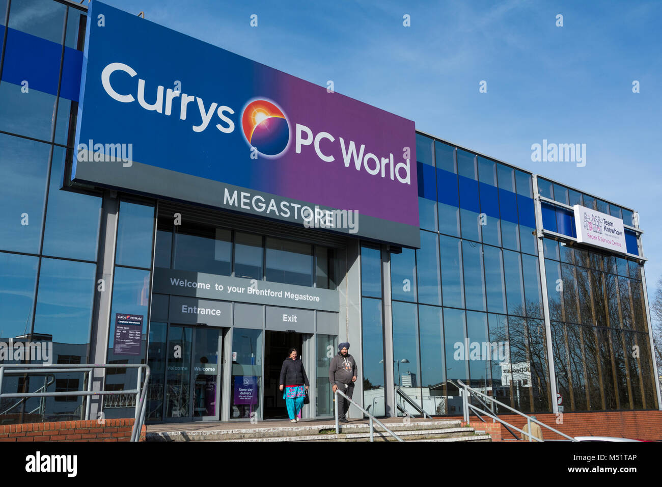 PC-Welt Megastore, Great West Road, Brentford, Middlesex, Großbritannien Stockfoto