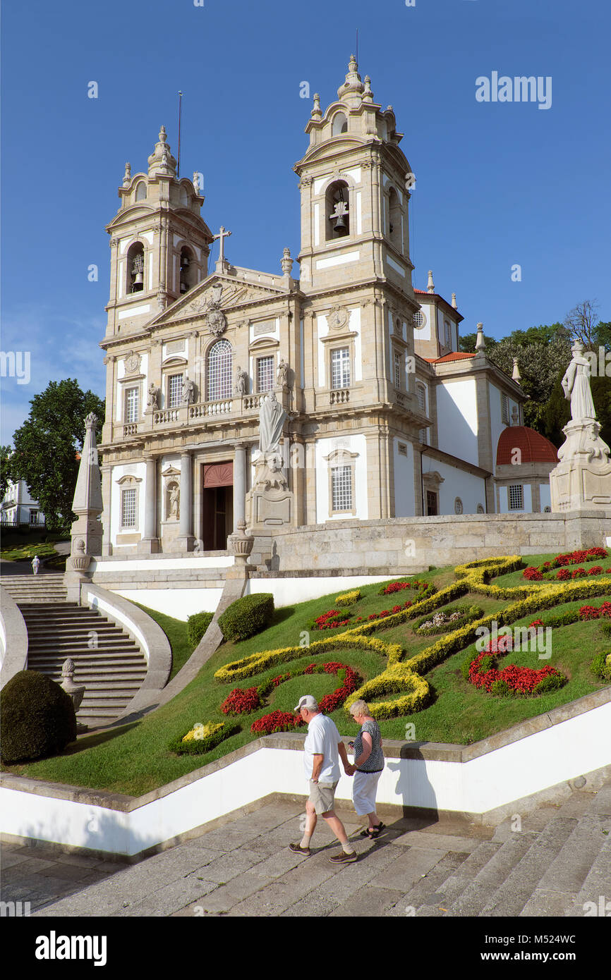 Bom Jesus do Monte, Tenoes, Braga, Portugal Stockfoto