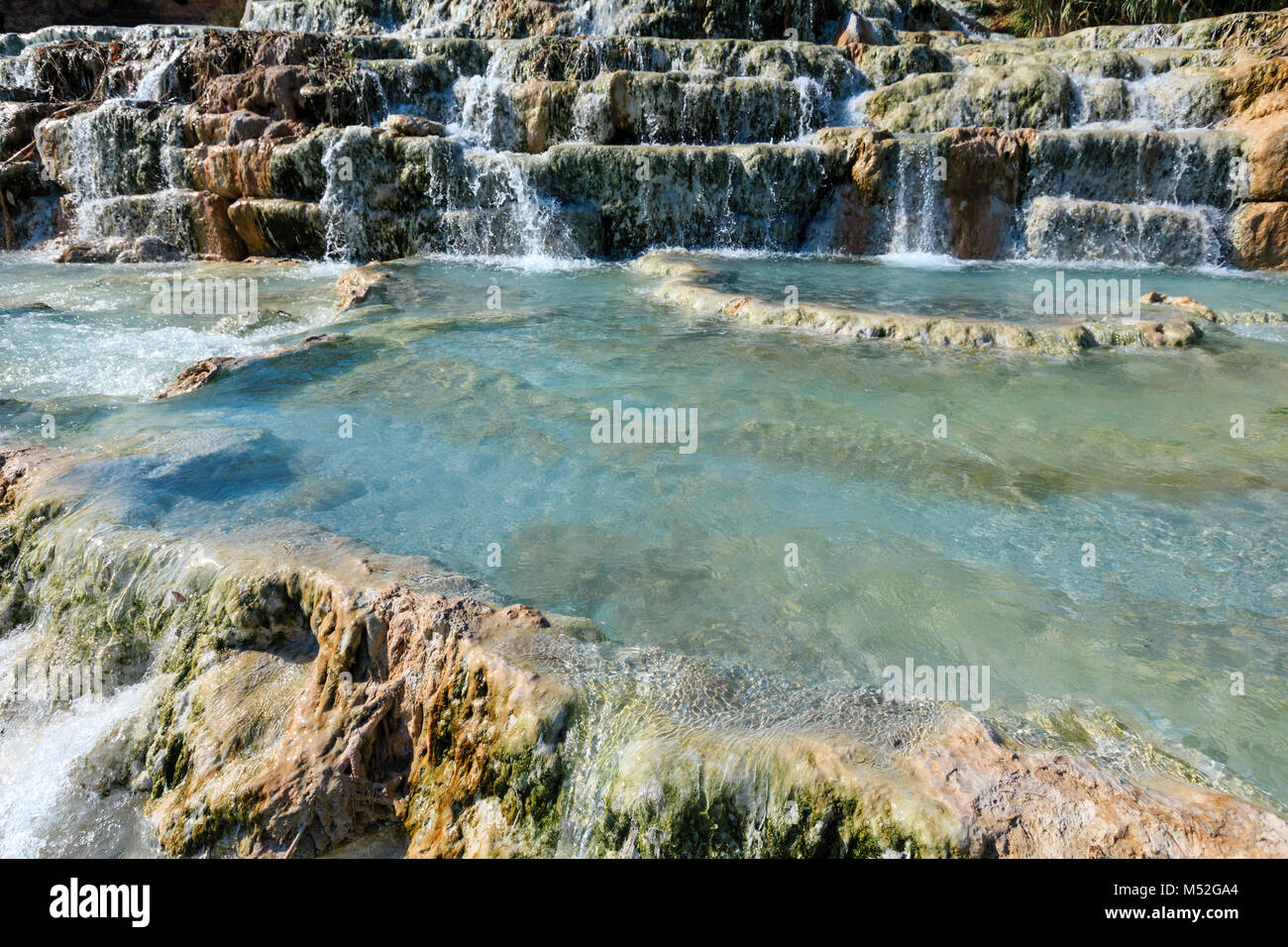 Natural Spa Thermen von Saturnia, Italien Stockfoto