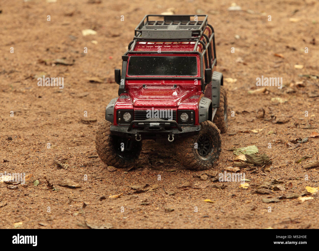 Land Rover Defender Geländewagen. Stockfoto