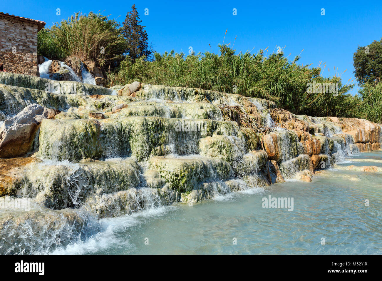 Natural Spa Thermen von Saturnia, Italien Stockfoto