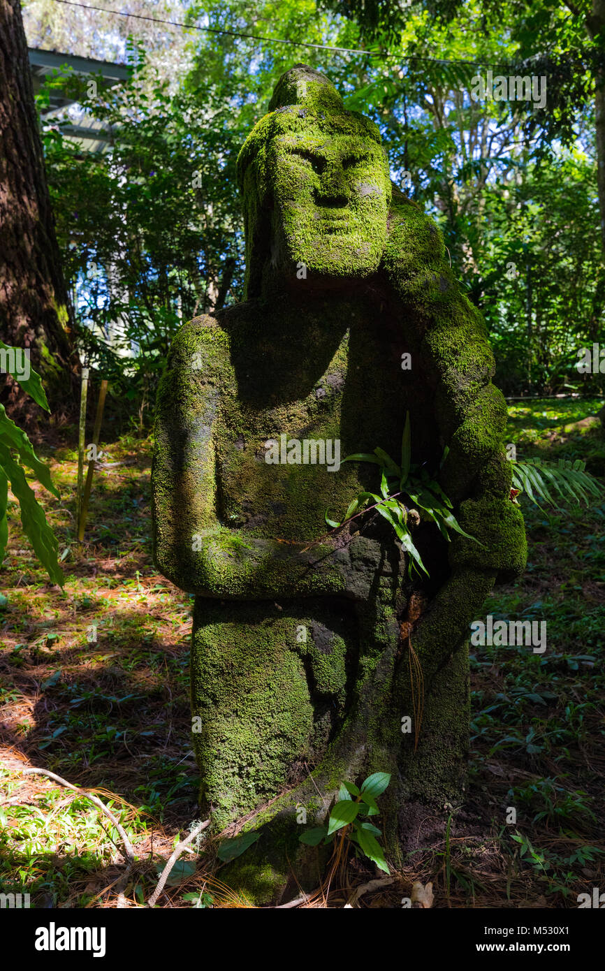 Enchanted Garden Park Statue Stockfoto