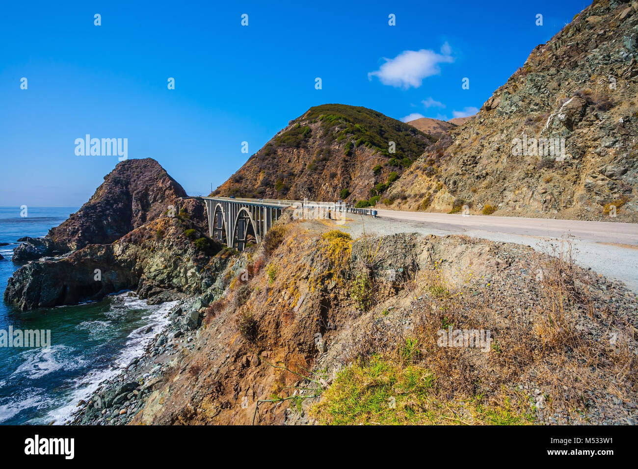 Die California State Route 1. Stockfoto