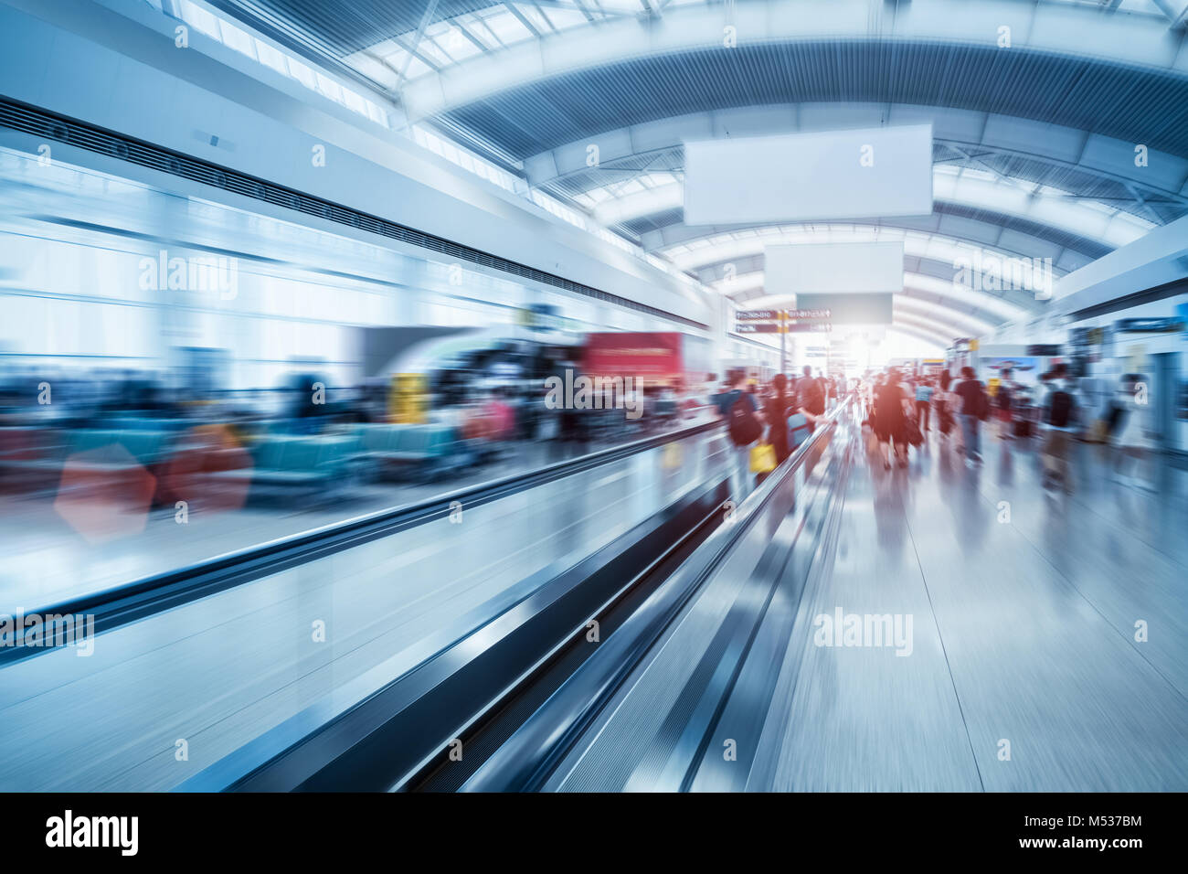 Innerhalb des Terminals Stockfoto