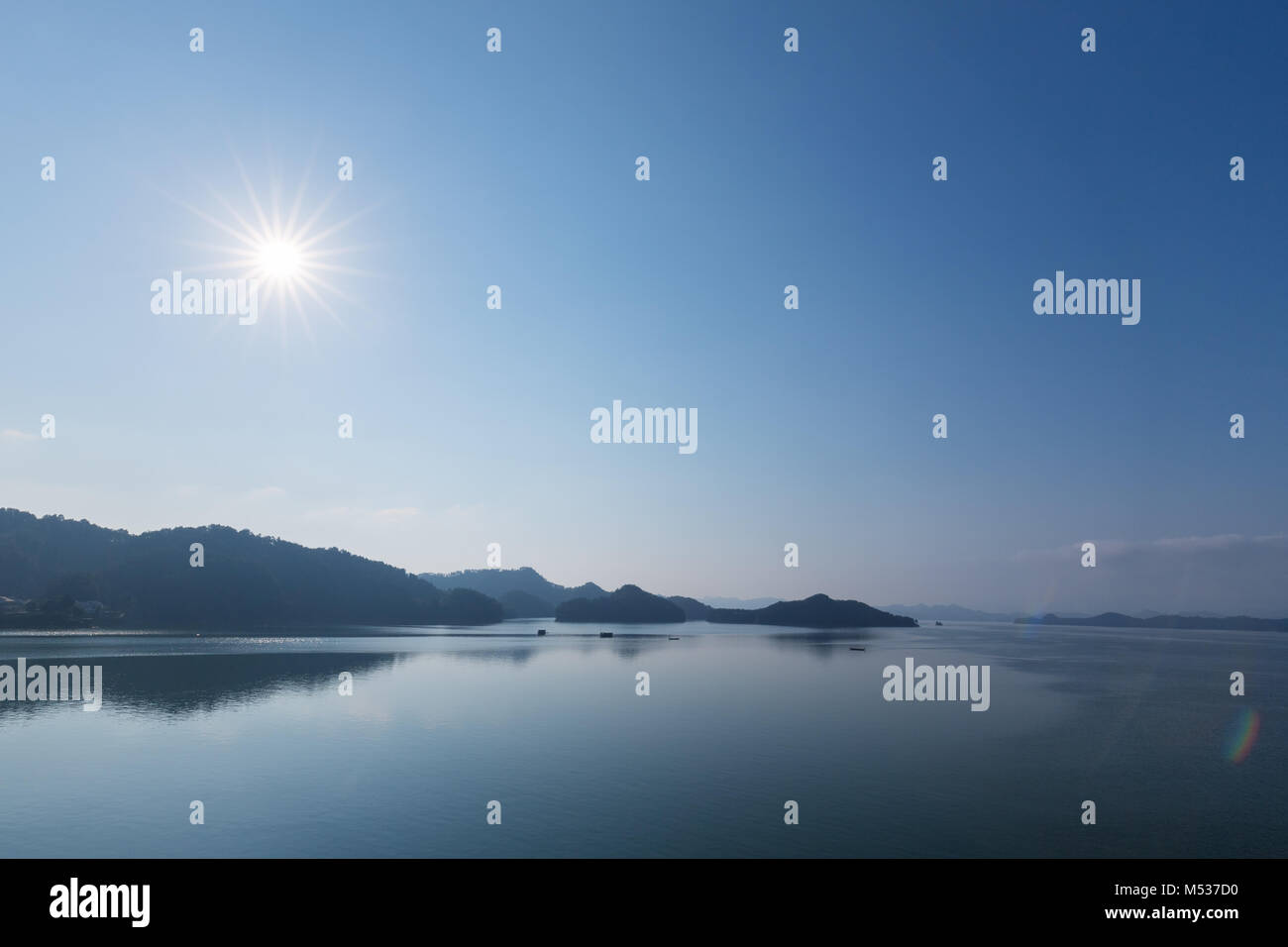 Hangzhou 1000 Island Lake Landschaft Stockfoto