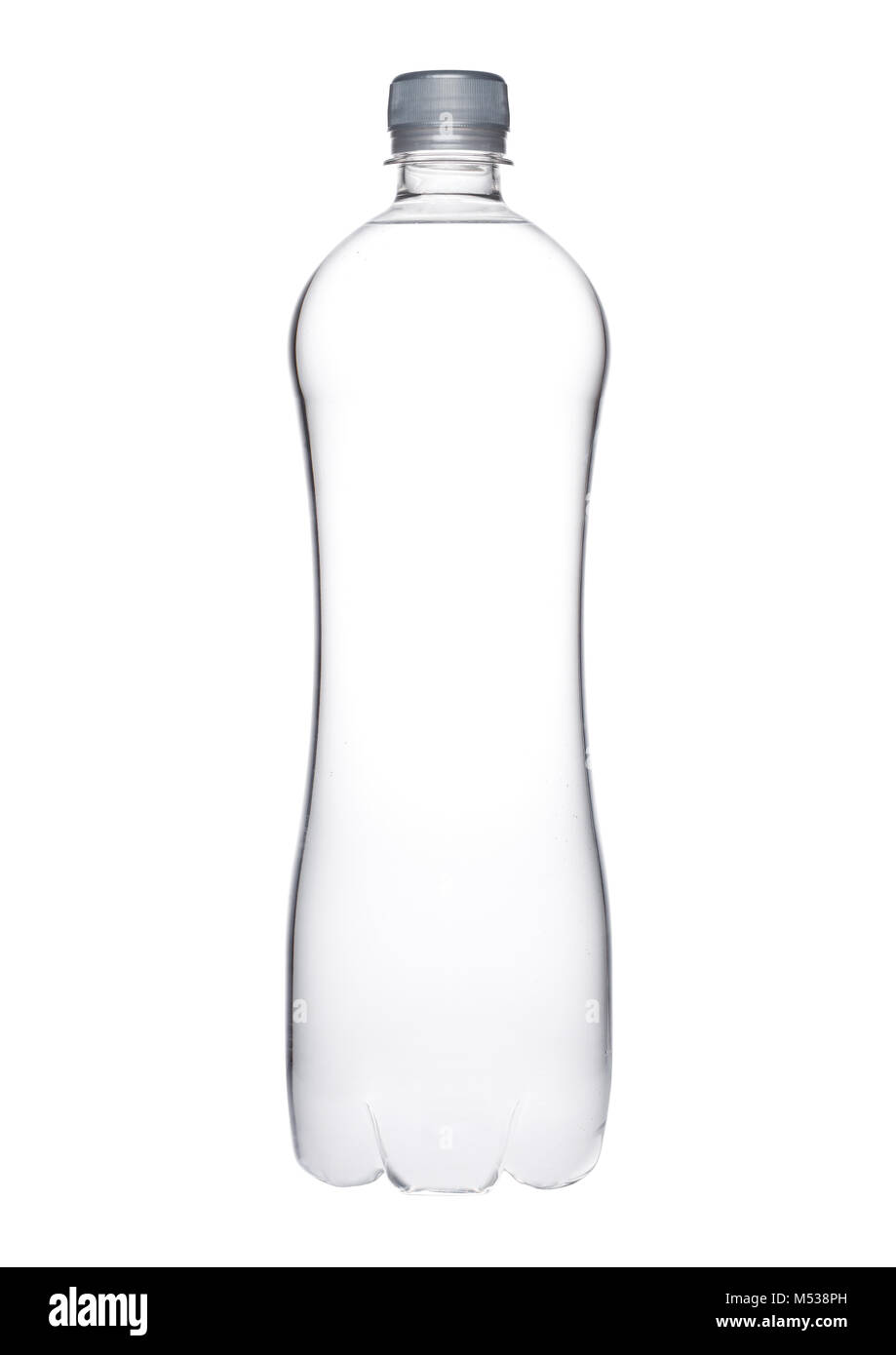 Kunststoff Flasche gesunde noch Wasser auf weißem Hintergrund Stockfoto