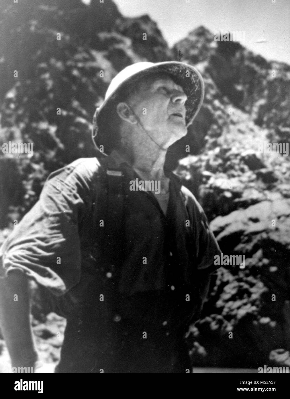 BERT LOPER, der große alte Mann des Colorado River. Während seiner ersten SOLO LAUF DES FLUSSES. CIRCA 1939. BELKNAP GRCA 13583. Grand Canyon Nat Park historische Fluss Foto. Stockfoto