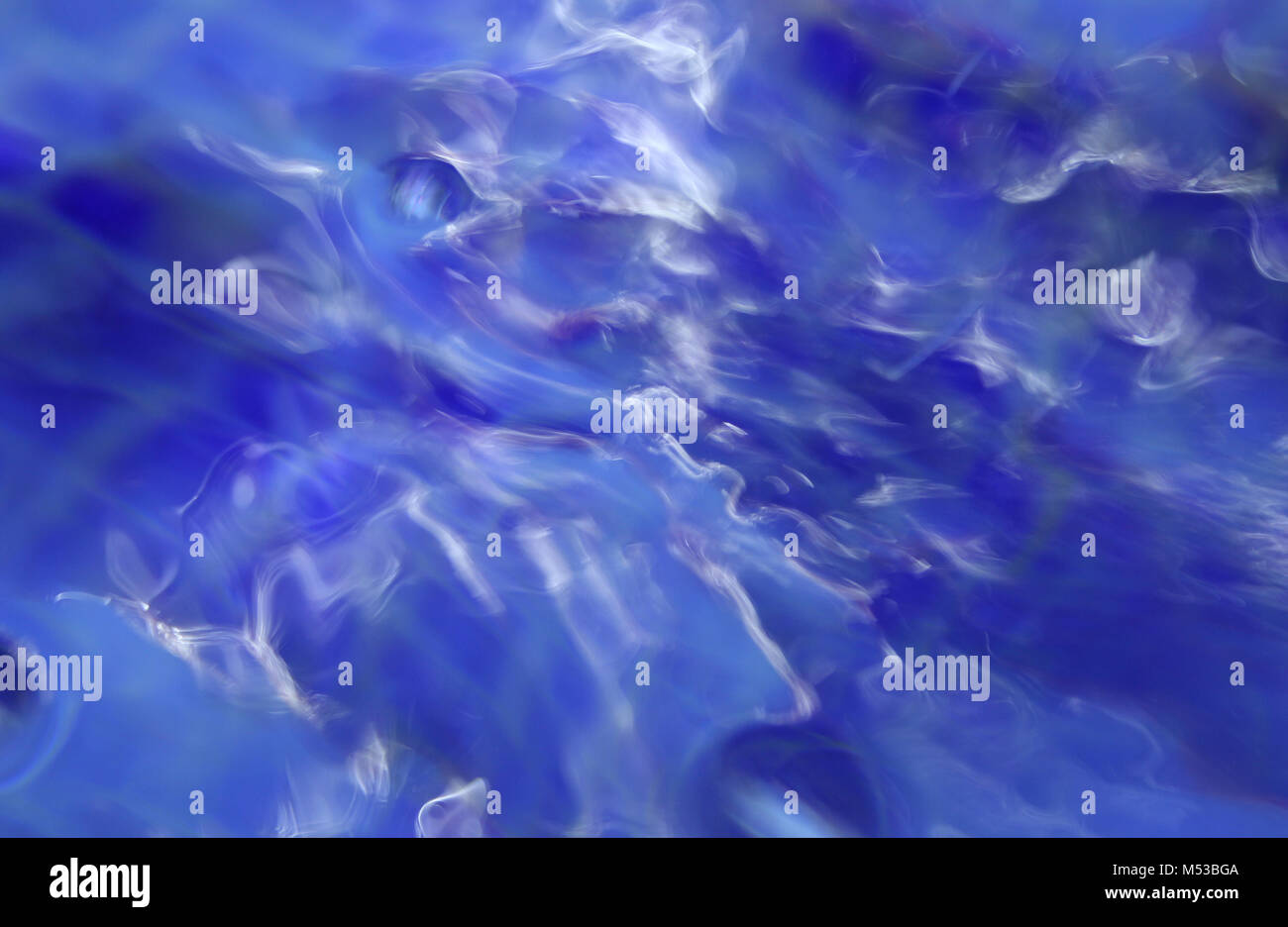 Wasser Hintergrund mit Full Frame und Farbe Stockfoto