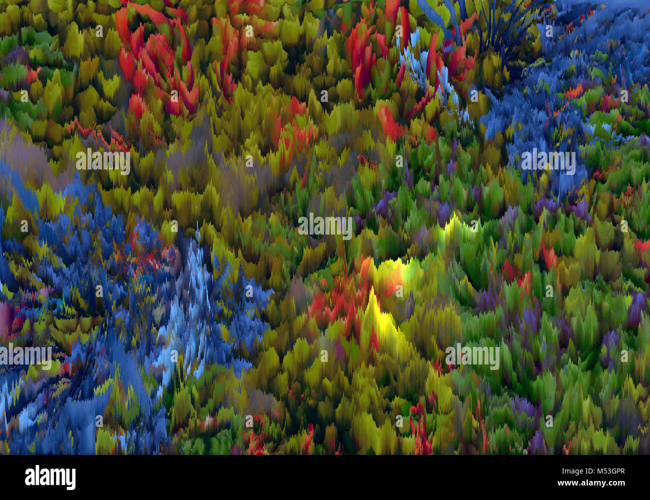 Farbenfrohe abstrakte Wellig künstlerischen Hintergrund, hervorragend als Hintergrund für die Diashow Stockfoto