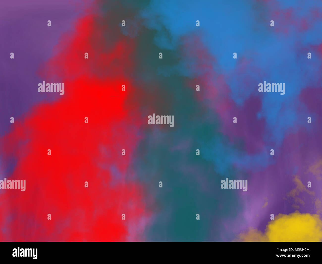 Bunte Abstract Background, hell und klar lackiert farbige Wolken, hervorragend als Hintergrund für die Diashow Stockfoto