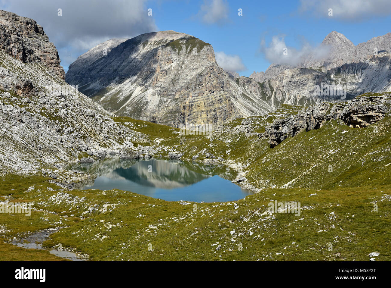 Dolomiten, Südtirol; Italien; Puezgroup; Crespeinasea; Stockfoto