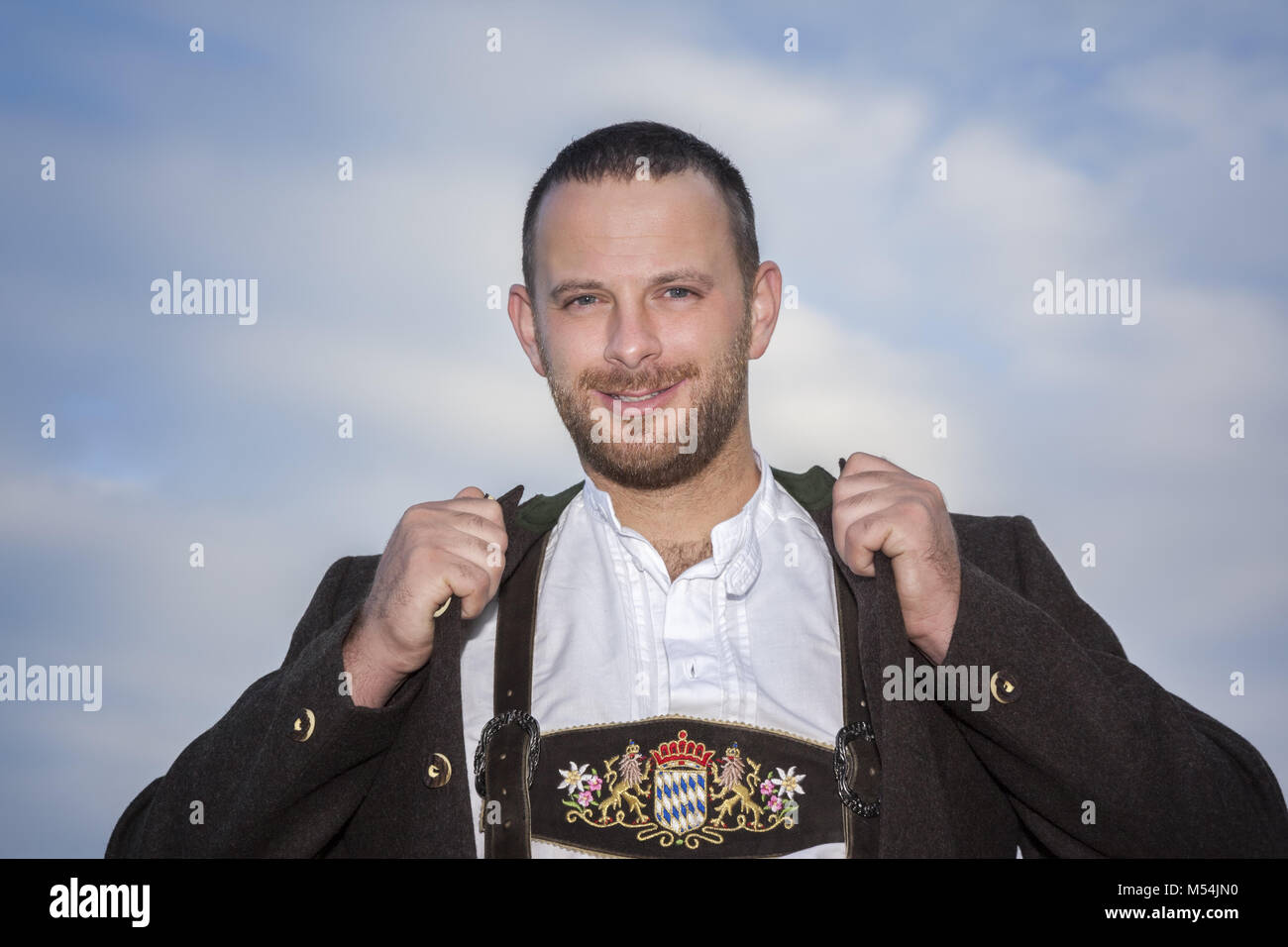 Bayerischer tradition Mann portrait Stockfoto