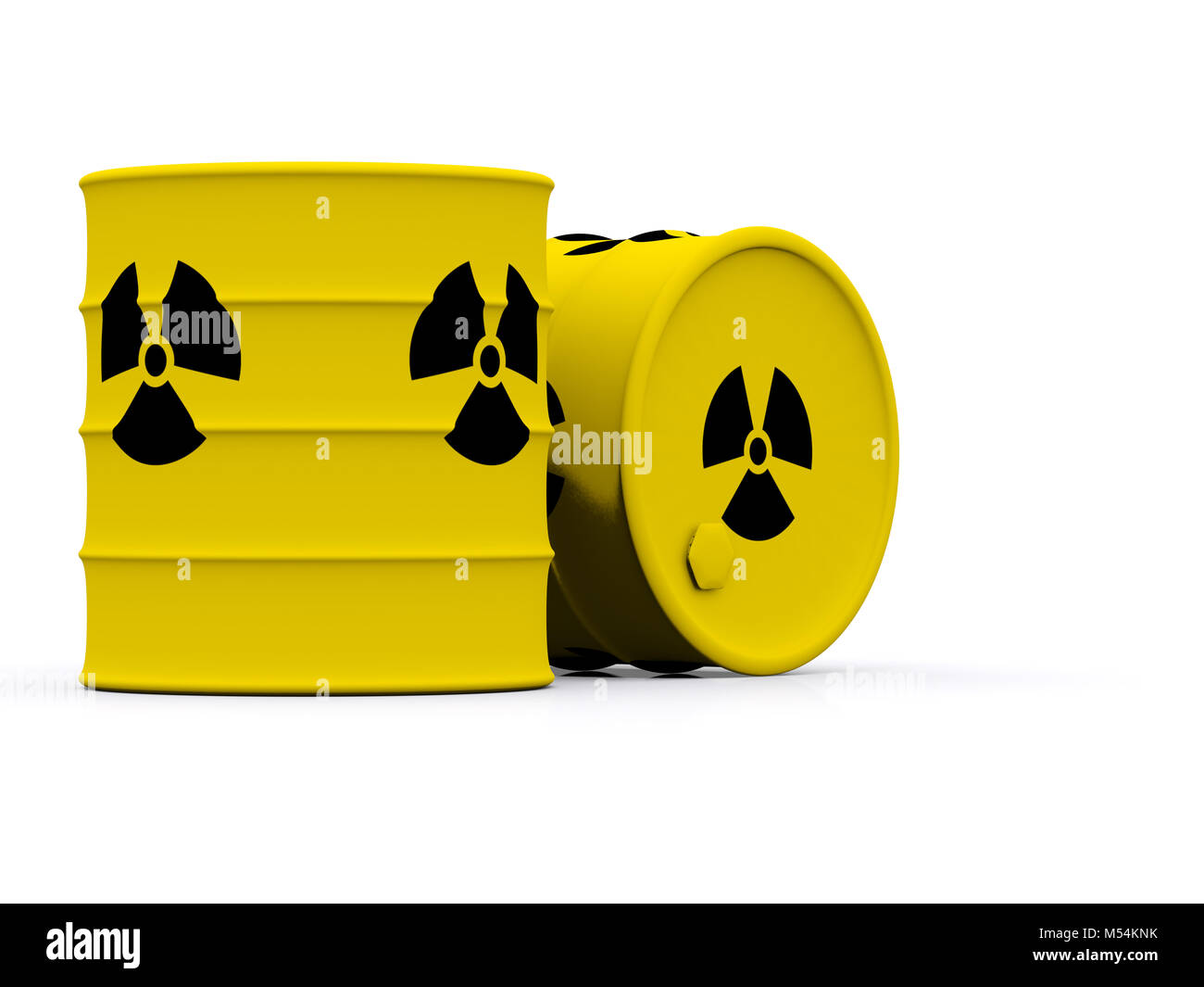 radioaktive Abfälle Stockfoto