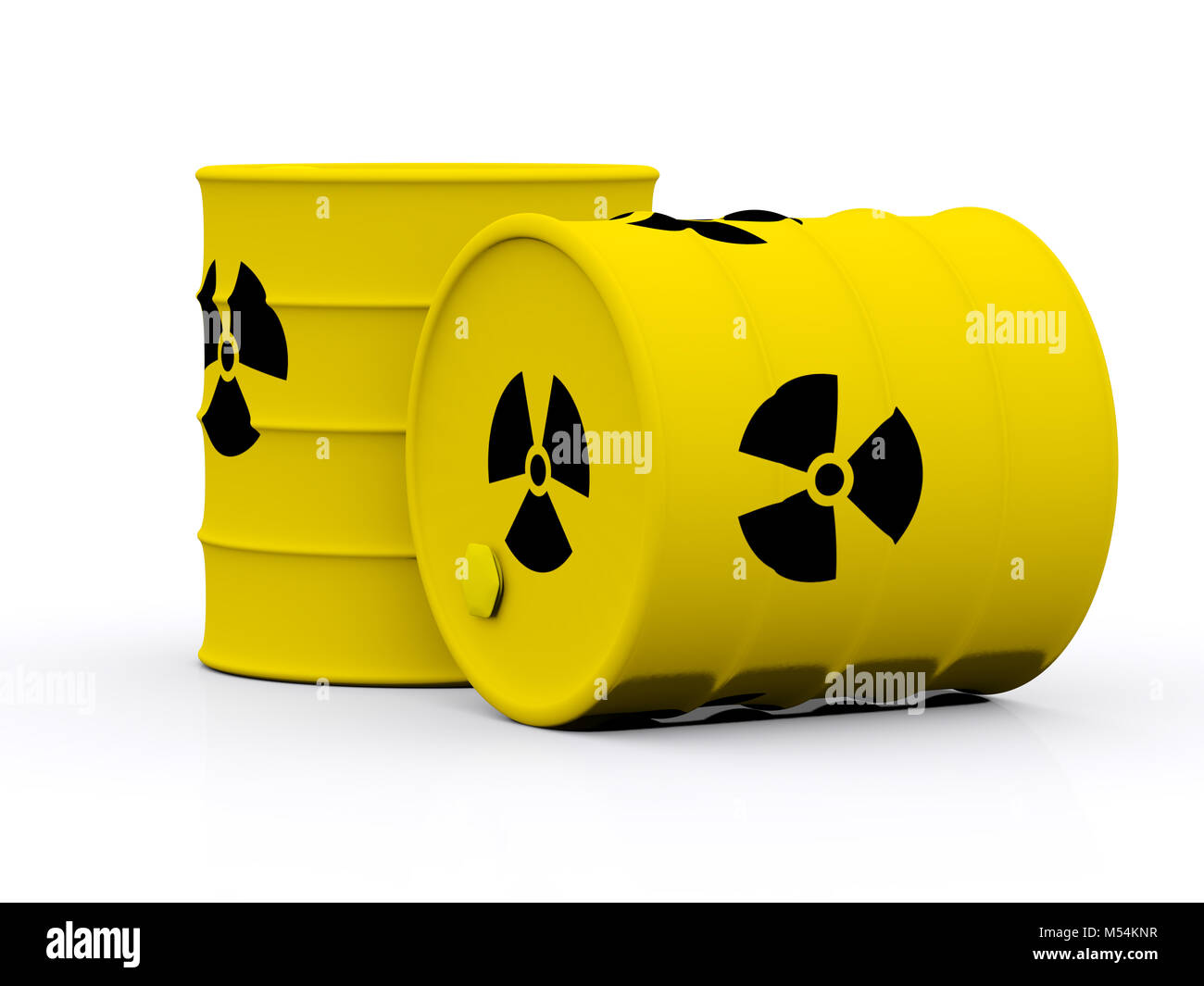 radioaktive Abfälle Stockfoto