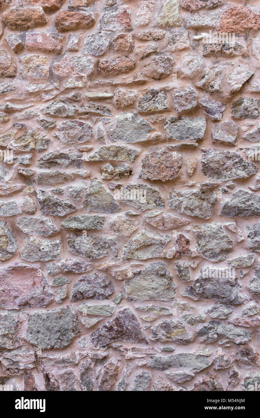 Alte Steinmauer Cognac Stockfoto