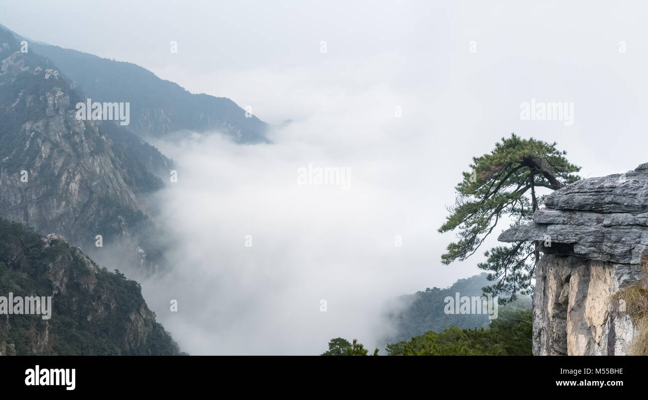 Lushan Berglandschaft Stockfoto