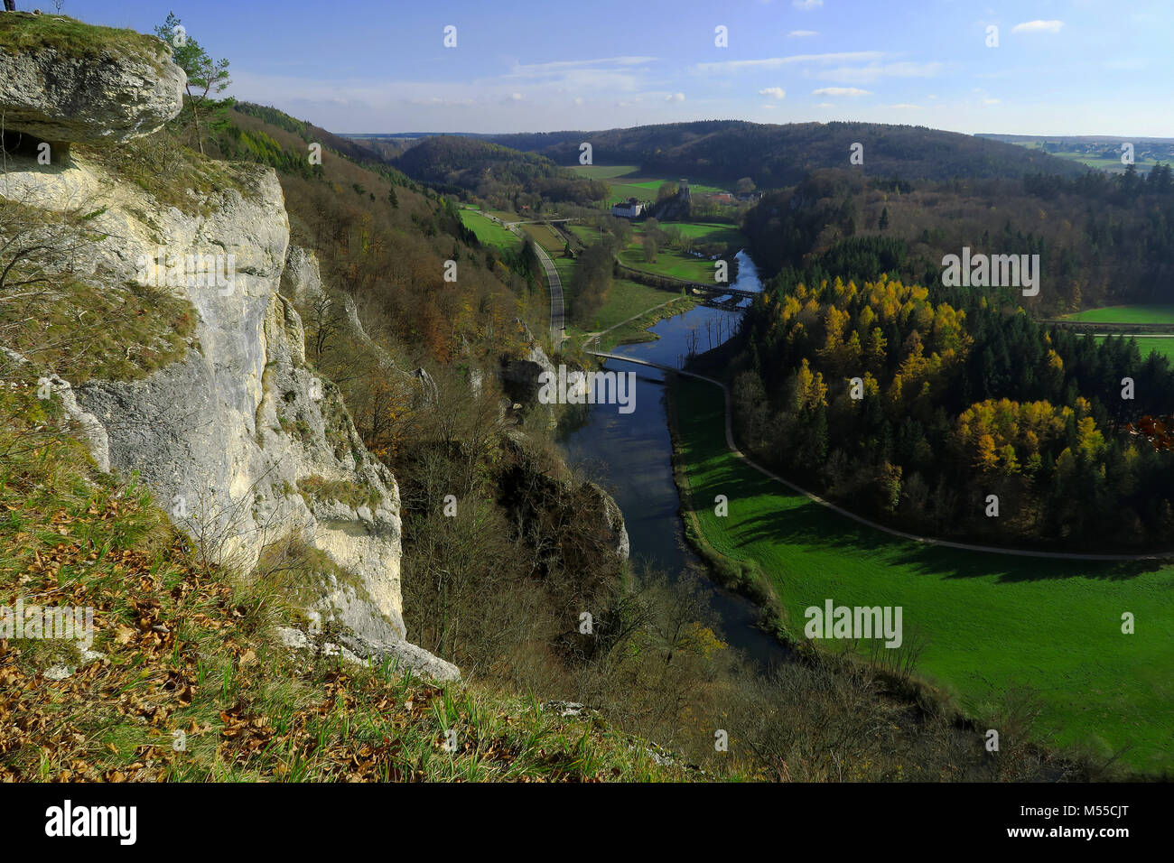 Donautal; Deutschland; Stockfoto