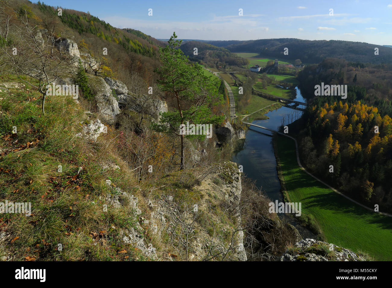 Donautal; Deutschland; Stockfoto