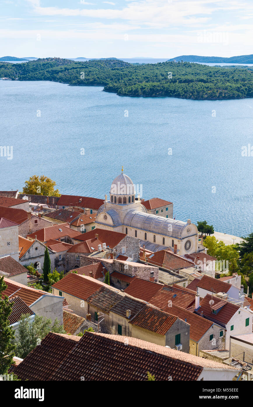 Kathedrale des Hl. Jakobus, Sibenik, Kroatien Stockfoto
