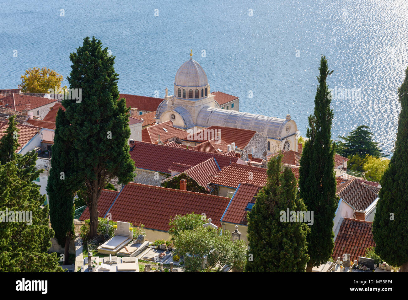 Kathedrale des Hl. Jakobus, Sibenik, Kroatien Stockfoto