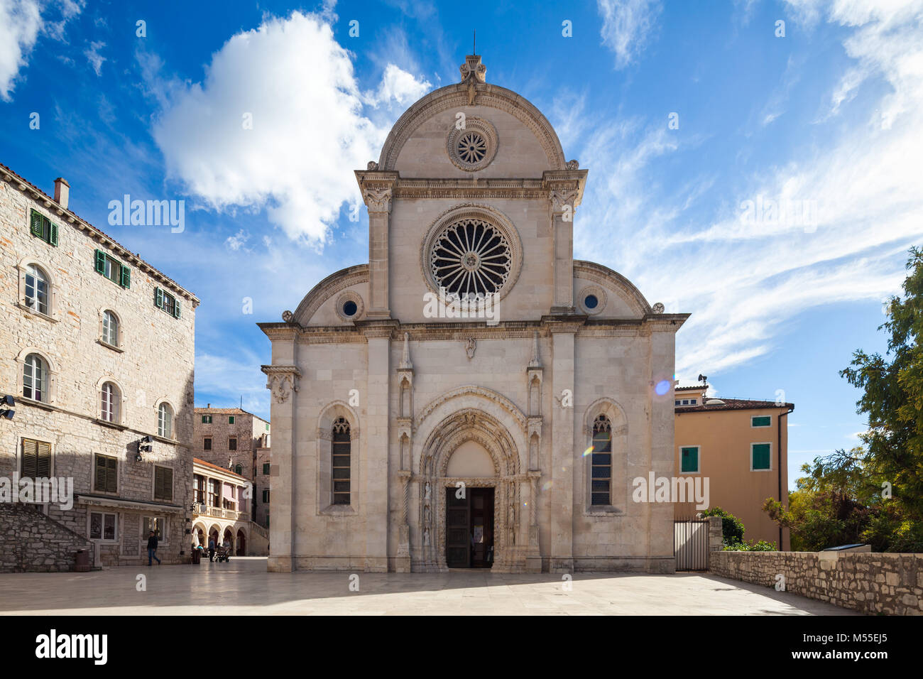 Kathedrale des Hl. Jakobus, Sibenik, Kroatien Stockfoto