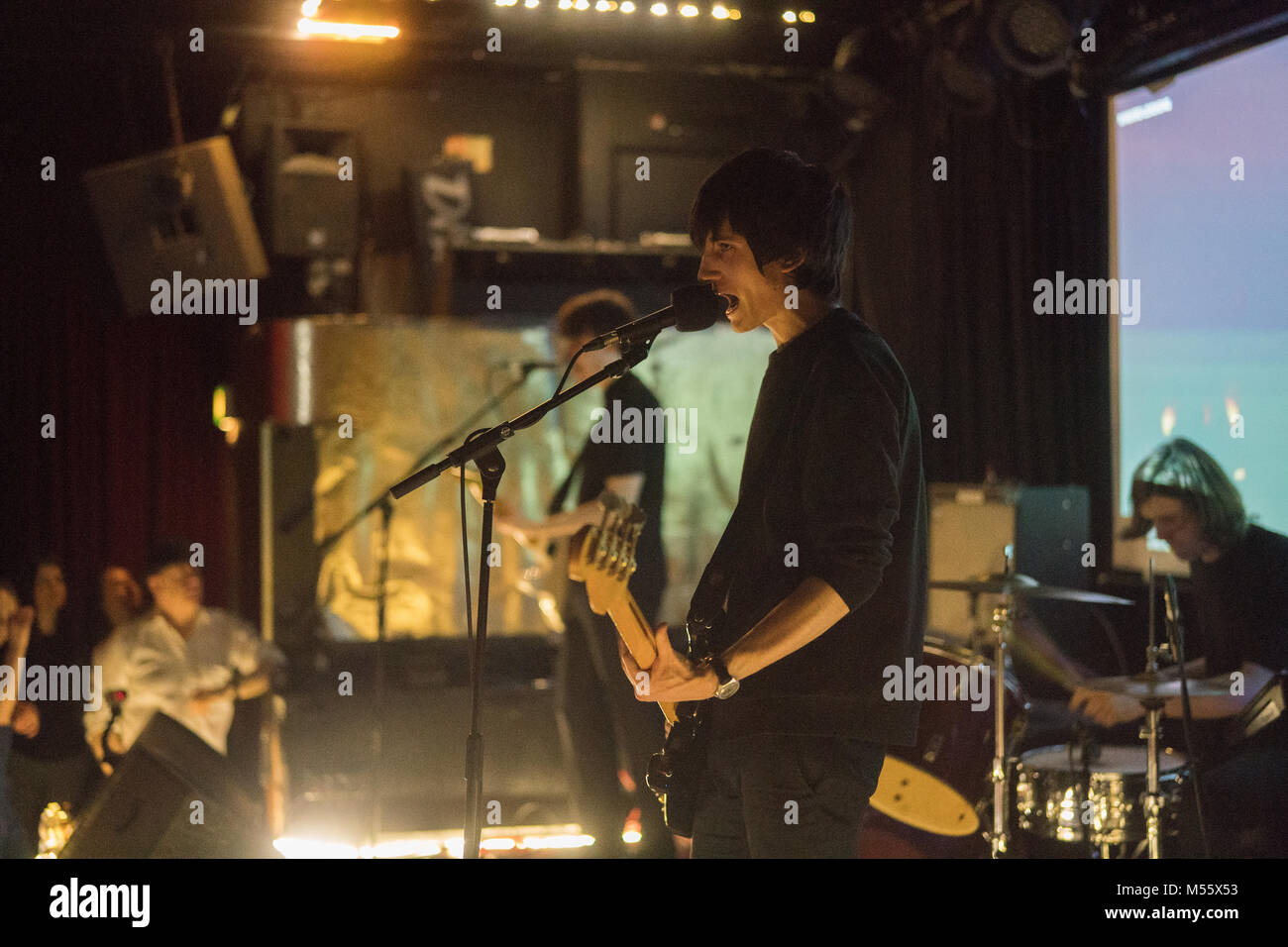 London, Großbritannien. 20 Feb, 2018. Husky Loops live auf der Bühne des Lexington in London. Foto Datum: Dienstag, 20. Februar 2018. Foto: Roger Garfield/Alamy Credit: Roger Garfield/Alamy leben Nachrichten Stockfoto