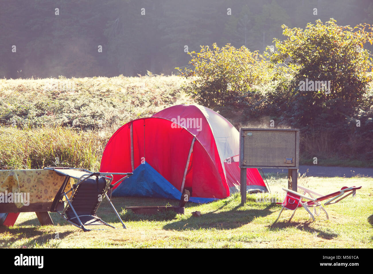 Camping Stockfoto