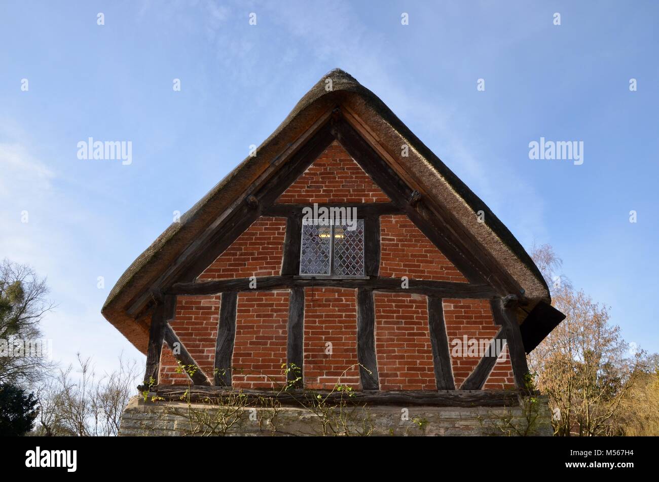 Anne Hathaways Cottage shottery Warwickshire in der Nähe von Stratford-upon-Avon Stockfoto