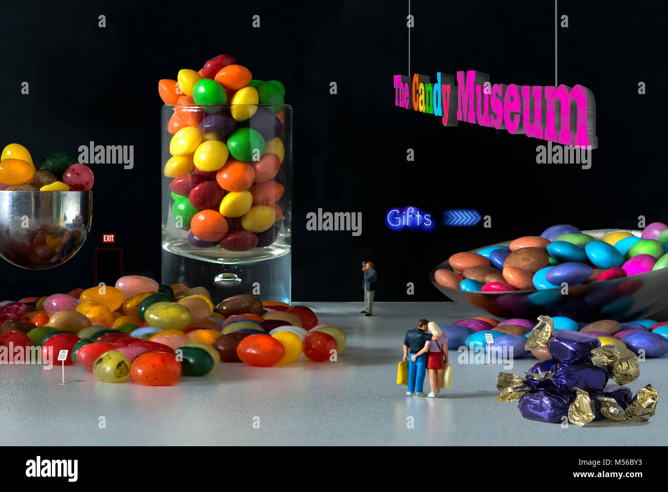 Die Candy Museum Stockfoto