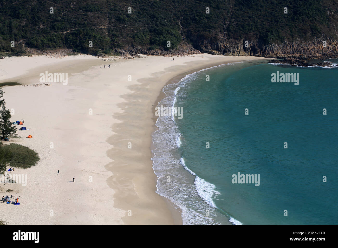 Hong Kong Global Geopark Stockfoto