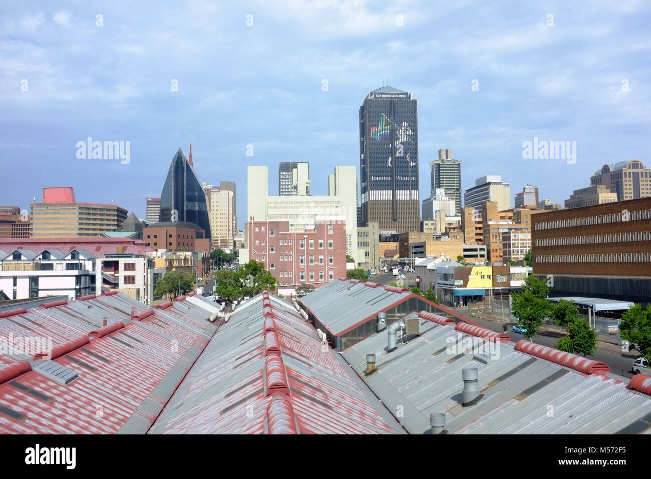 Johannesburg CBD (Central Business District) in Südafrika Stockfoto