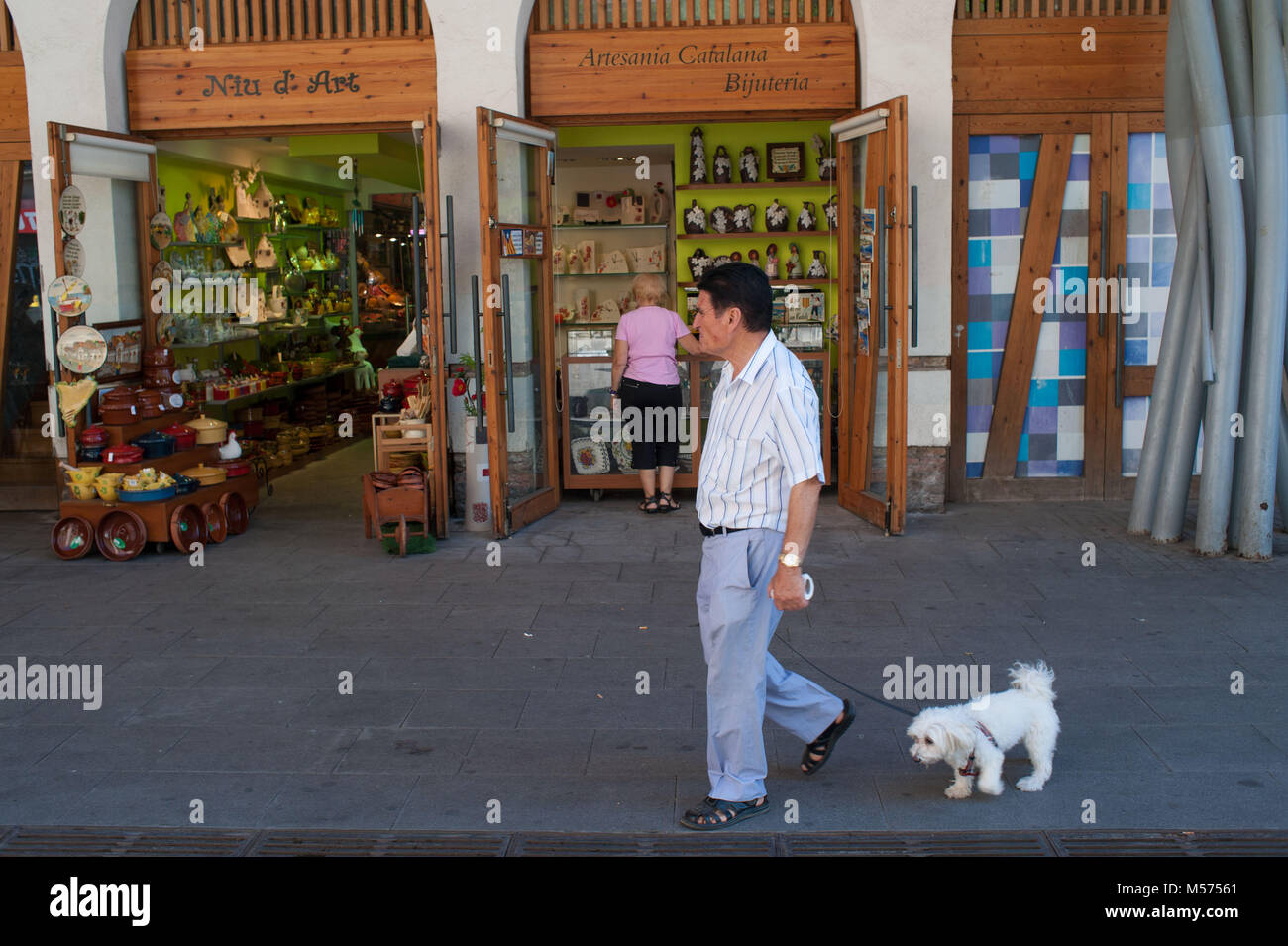 Barcelona, Katalonien. Spanien. Santa Caterina Markt. Stockfoto