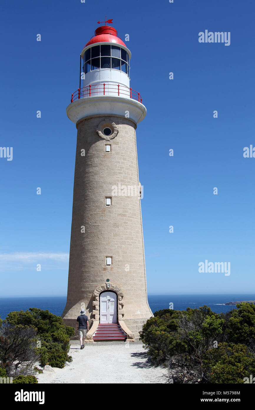 Cape du Couedic Leuchtturms auf Kangaroo Island Stockfoto