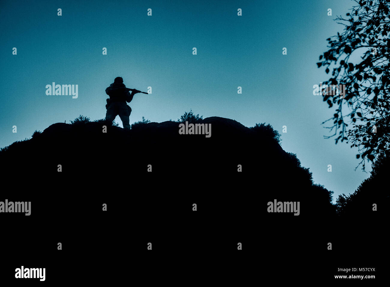 Private militärische Fremdfirma Stockfoto