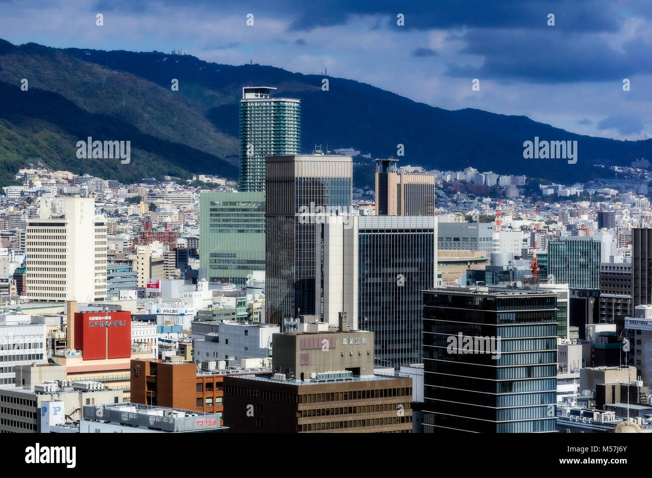 Blick auf die Stadt, Kobe, Japan Stockfoto