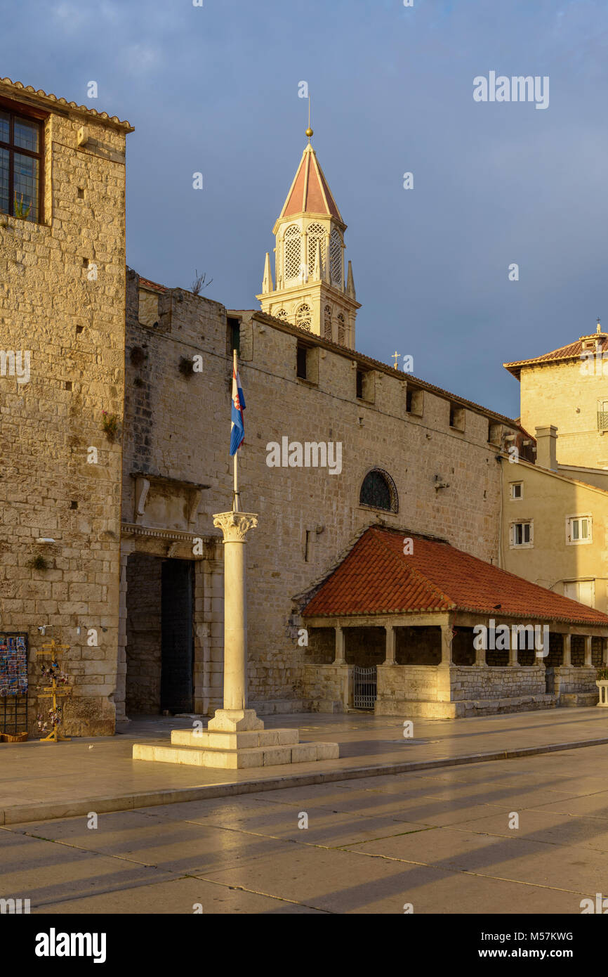 Sea Gate, Trogir, Kroatien Stockfoto