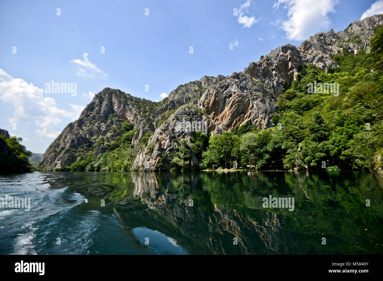 Matka Canyon, Mazedonien Stockfoto
